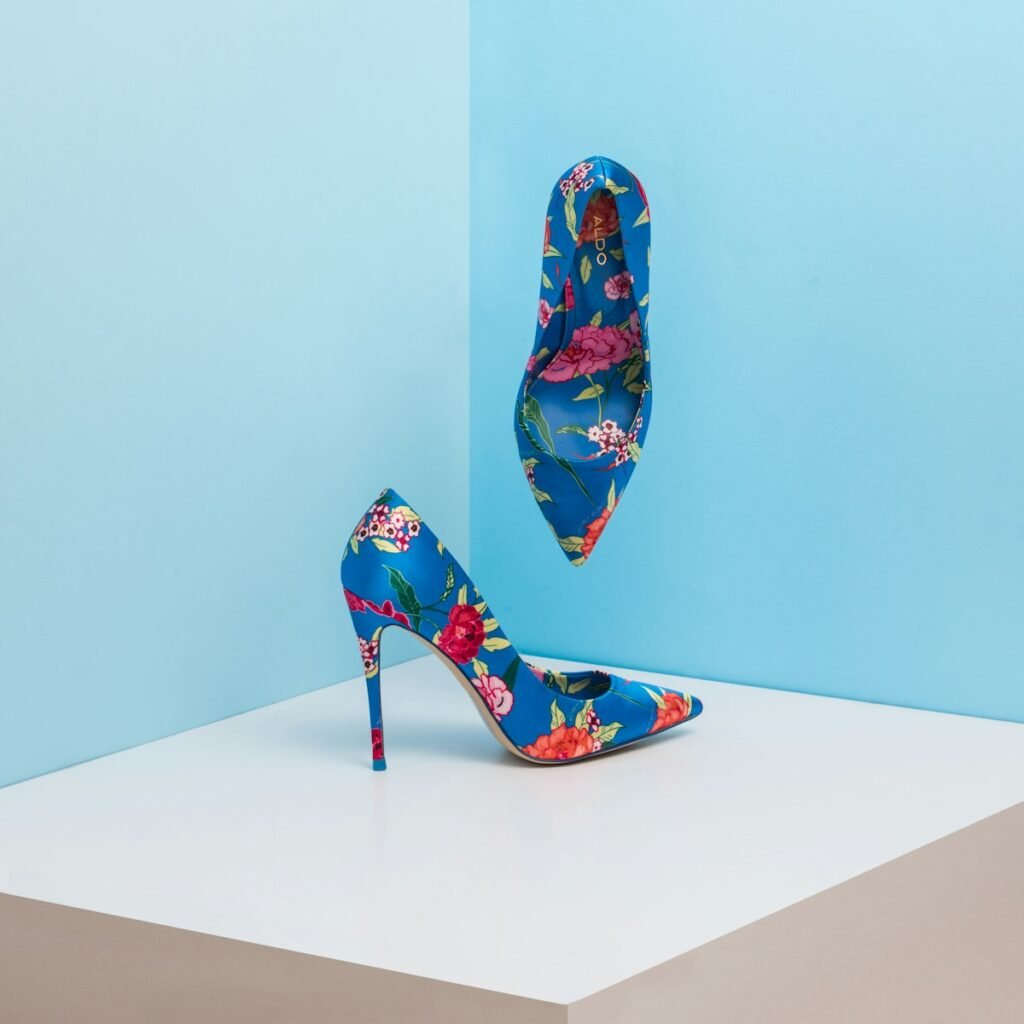 Floral Print Pumps