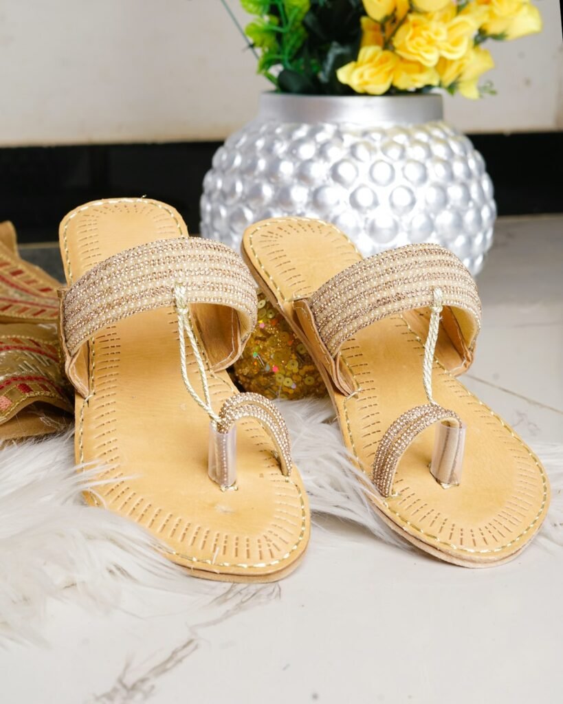 Embellished Khussa Flats